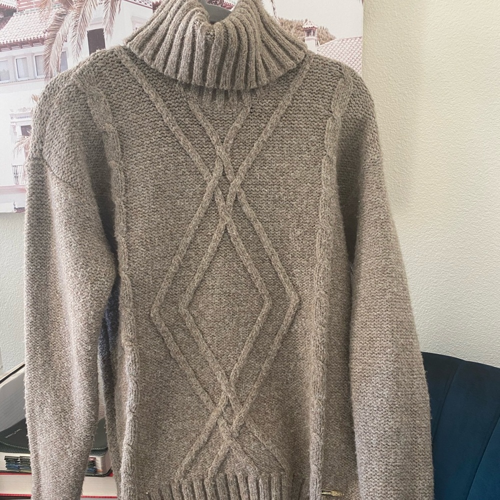 Michael Kors Turtle Neck Knit Sweater, Size S